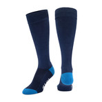 Antimicrobial Dress Socks // Navy + Blue