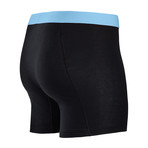 Sweat Proof Boxer Brief + Fly // Black + Blue (XS)