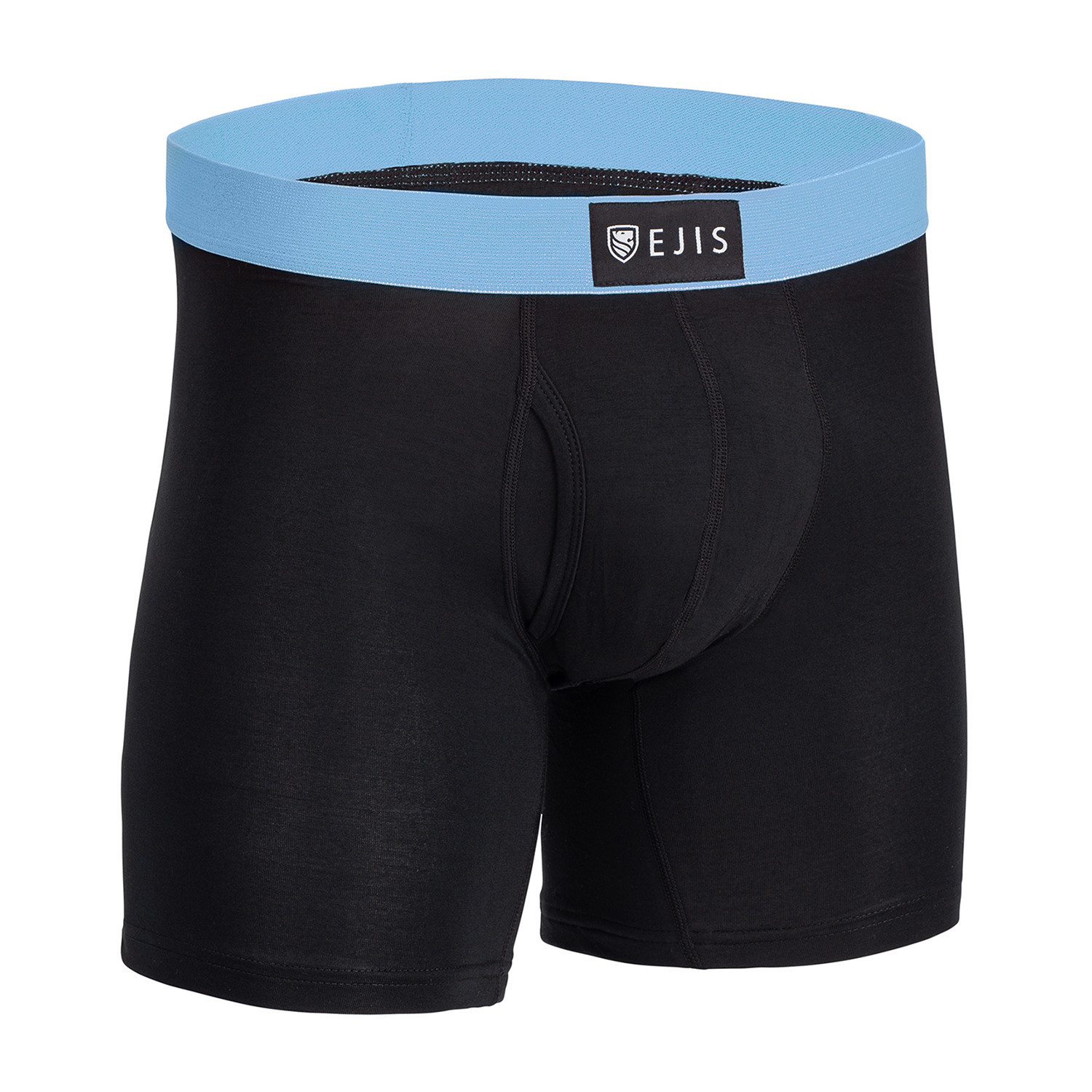 Sweat Proof Boxer Brief + Fly // Black + Blue (S) - Ejis - Touch
