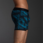 Boxer Brief // Blue + Black (S)