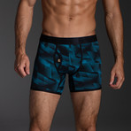 Boxer Brief // Blue + Black (S)