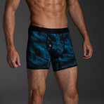 Boxer Brief // Blue + Black (S)