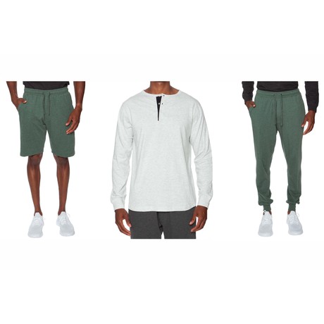 Jogger + Short + Henley Pack (S)