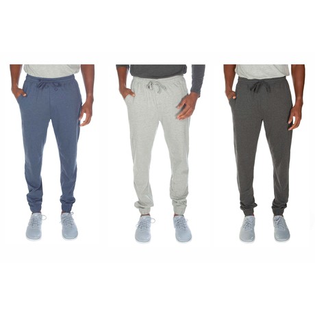 Super Soft Loose Knit Cuffed Joggers // Pack of 3 (S)