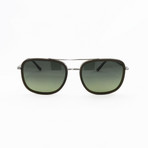 Burberry // Women's BE3085Q Sunglasses // Brushed Gunmetal + Matte Green