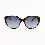 Women's BE4242 Sunglasses // Green + Blue Havana