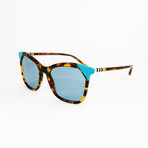 BE4263 Sunglasses // Brown Havana + Azure