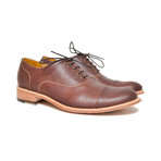 Plain Cap Toe Oxford // Mahogany (US: 7)
