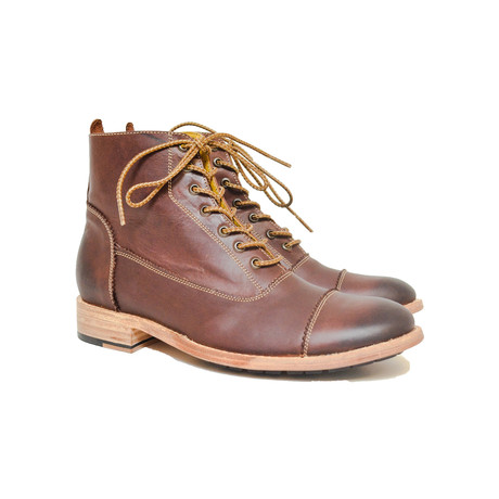 Cap Toe Boot // Mahogany (US: 7)