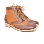 Cambridge Boot // Mahogany + Gold (US: 7)
