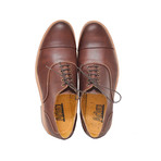 Plain Cap Toe Oxford // Mahogany (US: 7)