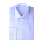 Square Classic Dobby Long Sleeve Shirt // Blue (M)