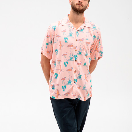 Pinky Camp Shirt // Pink (XS)