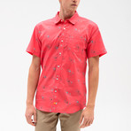 Clawdaddy Woven Shirt // Red (L)