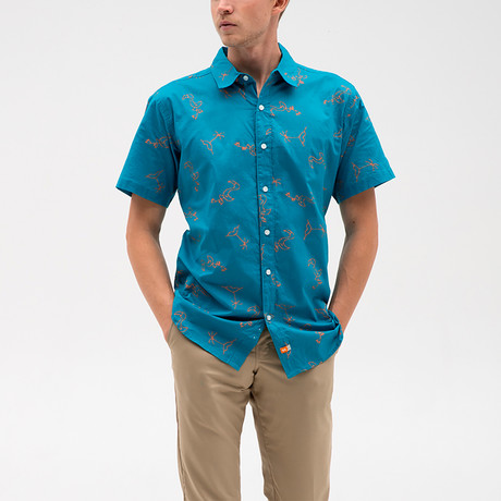 Flabongo Woven Shirt // Blue (XS)