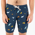 See Animal Swim Shorts // Navy (36)