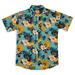 Frawl Woven Shirt // Green (M)