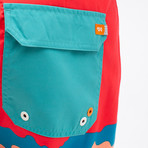 Joshua Board Shorts // Red (28)