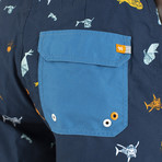 See Animal Swim Shorts // Navy (36)