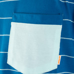 Barney Knit T-Shirt // Blue (M)