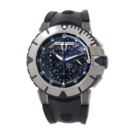 Harry Winston Ocean Sport Chronograph Automatic // OCSACH44ZZ001 // Pre-Owned