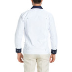 Guayabera Long Sleeve Shirt // White (XL)