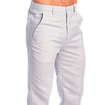 Flat Front Casual Dress Pants // Sand (34WX32L)
