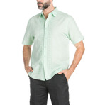Casual Embroidery Shirt // Mint (M)
