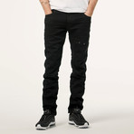 Justin Low Rise Skinny Jeans // Black (33)