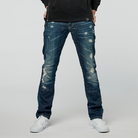 Duane Medium Rise Straight Jeans II // Indigo (29)