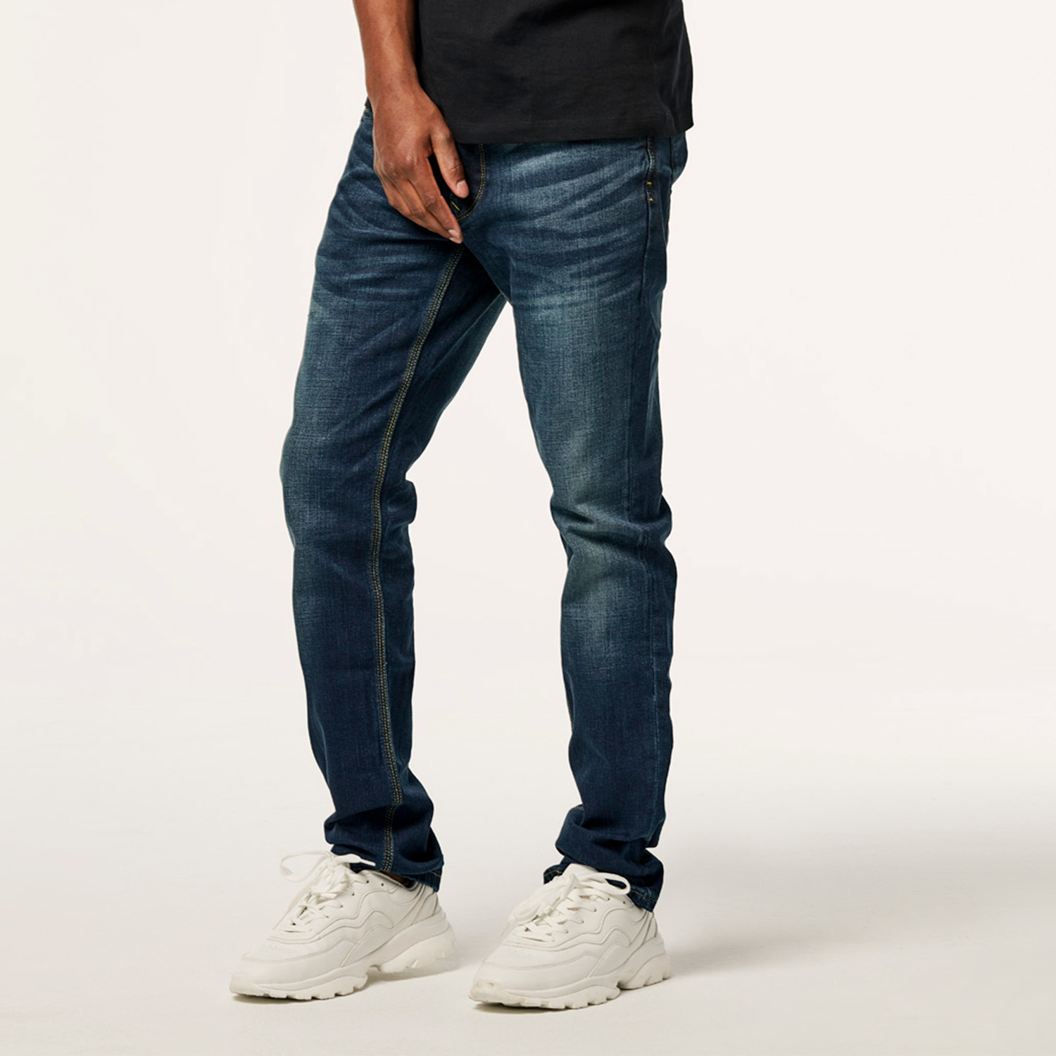 Mike Low Rise Arch Skinny Jeans // Indigo (30) - Parasuco - Touch of Modern