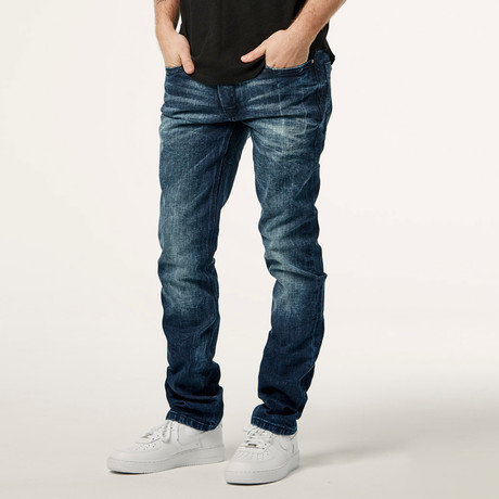 Mike Medium Rise Slim Jeans // Malibu (29)