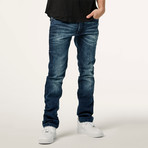 Mike Medium Rise Slim Jeans // Malibu (33)