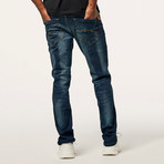 Mike Low Rise Arch Skinny Jeans // Indigo (30)