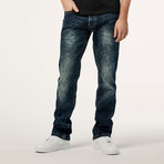 Yoshi Medium Rise Straight Jeans // Kansas Wash (36)