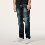 Yoshi Medium Rise Straight Jeans // Kansas Wash (36)