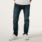 Duane Medium Rise Straight Jeans I // Indigo (33)