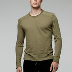 Long Sleeve Top // Army (M)