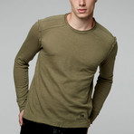 Long Sleeve Top // Army (M)