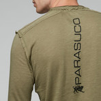 Long Sleeve Top // Army (M)