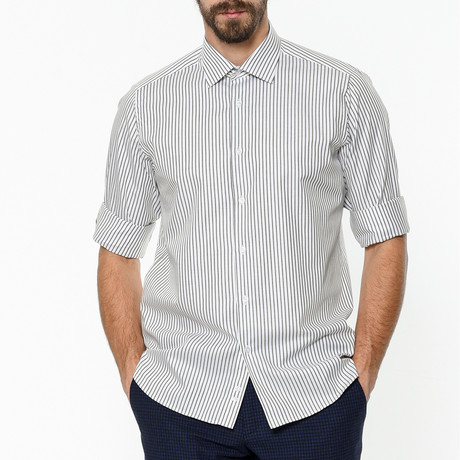 Alden Shirt // White + Black (S)