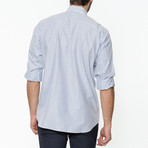 Quinten Shirt // White + Navy Blue (2XL)