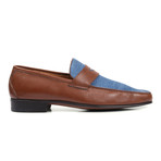 Two Tone Loafer // Blue + Brown (Euro: 41)