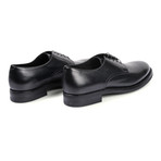 Leather Plain Toe Dress Shoe // Black (Euro: 39.5)