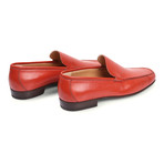 Leather Loafer // Red (Euro: 40)