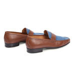 Two Tone Loafer // Blue + Brown (Euro: 40)