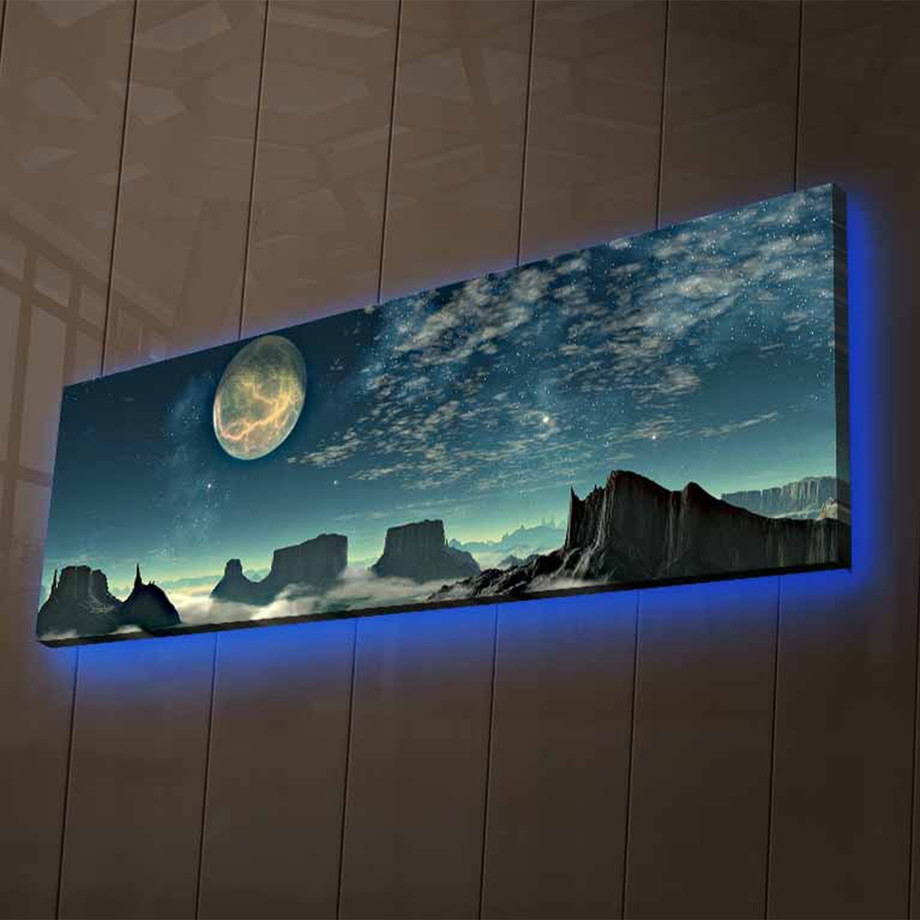 Wallity LED Canvas Art Touch of Modern