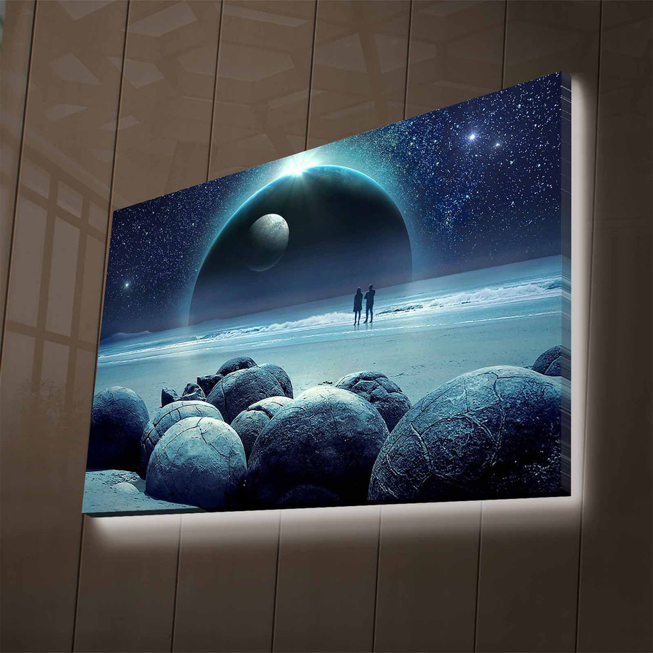 Wallity LED Canvas Art Touch of Modern