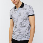 Autumn Leaves Polo Shirt // Black (M)