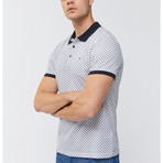 Circles Polo Shirt // White (L)